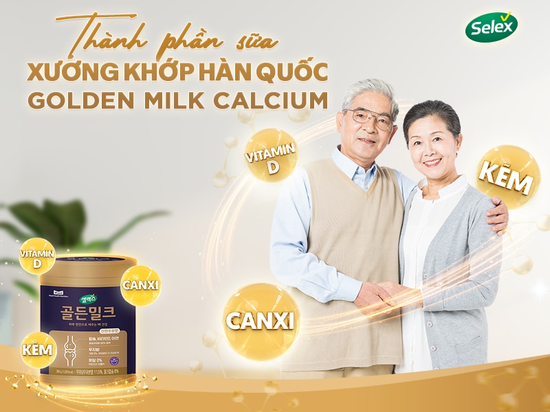 Khám phá thành phần sữa Hàn Quốc Golden Milk Calcium