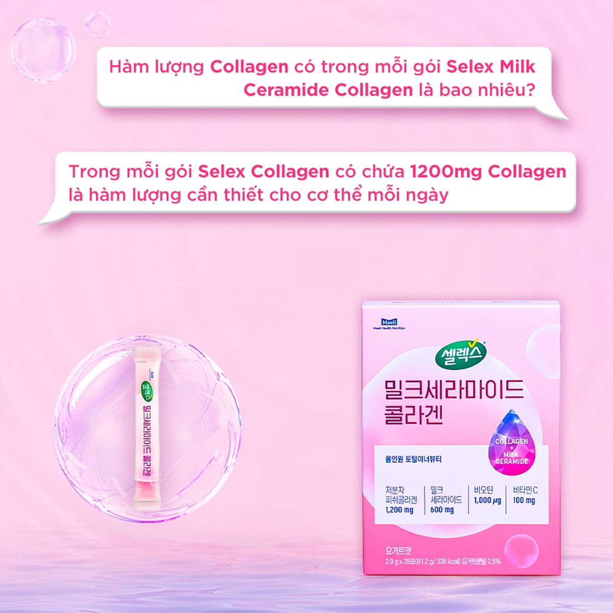 Review sữa Selex Collagen