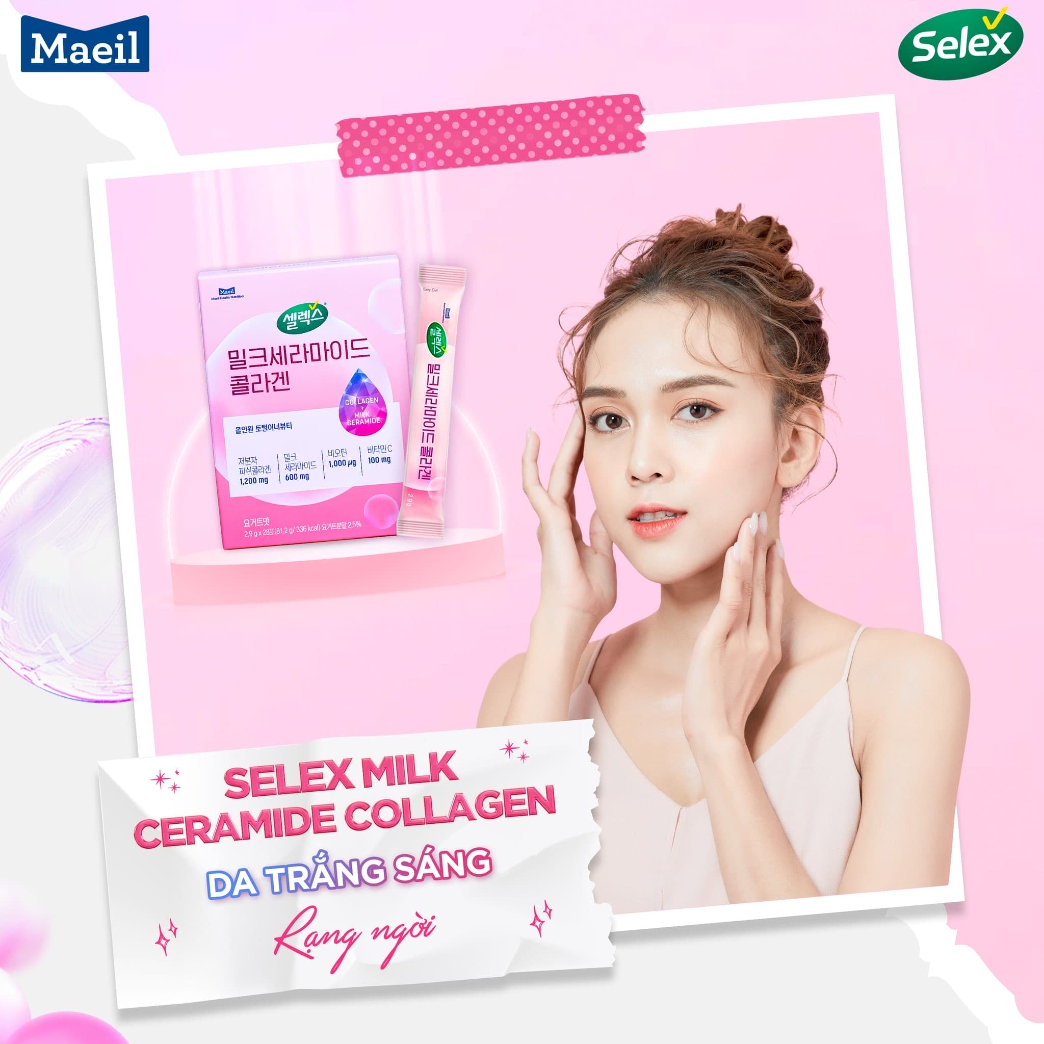 So sánh sữa collagen Hàn Selex 