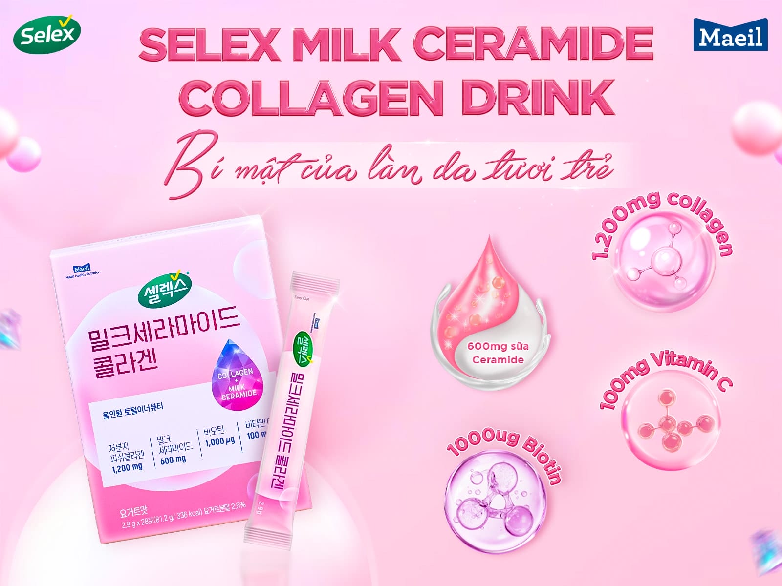 Thành phần Collagen Selex Hàn Quốc 