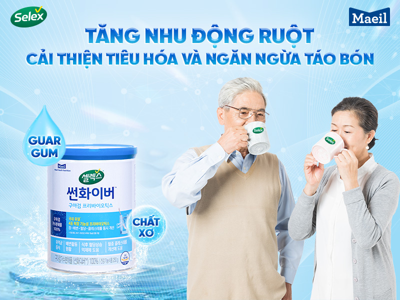 lợi ích của Selex Sunfiber Guar Gum Prebiotics