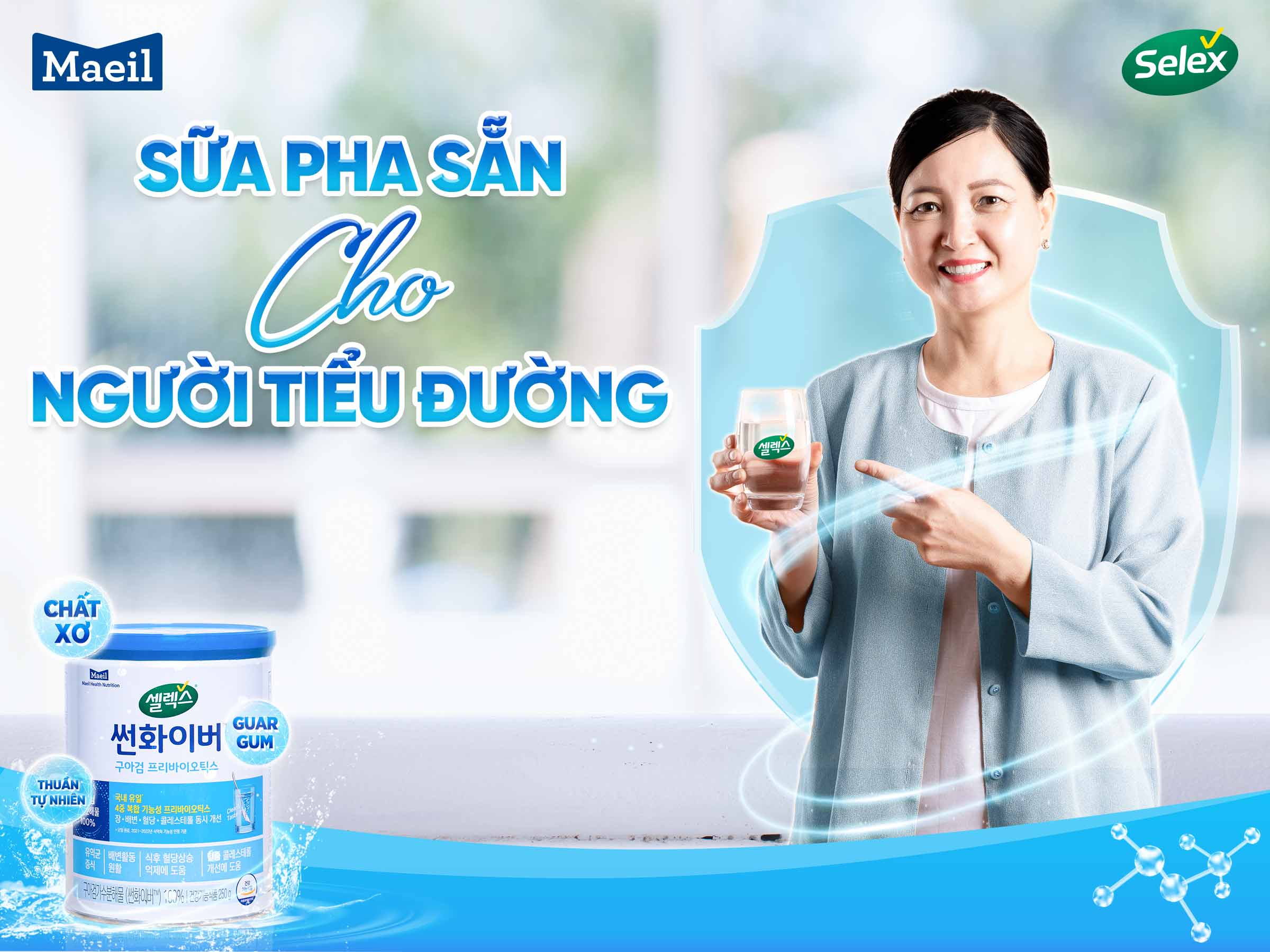 sữa pha sẵn cho người tiểu đường