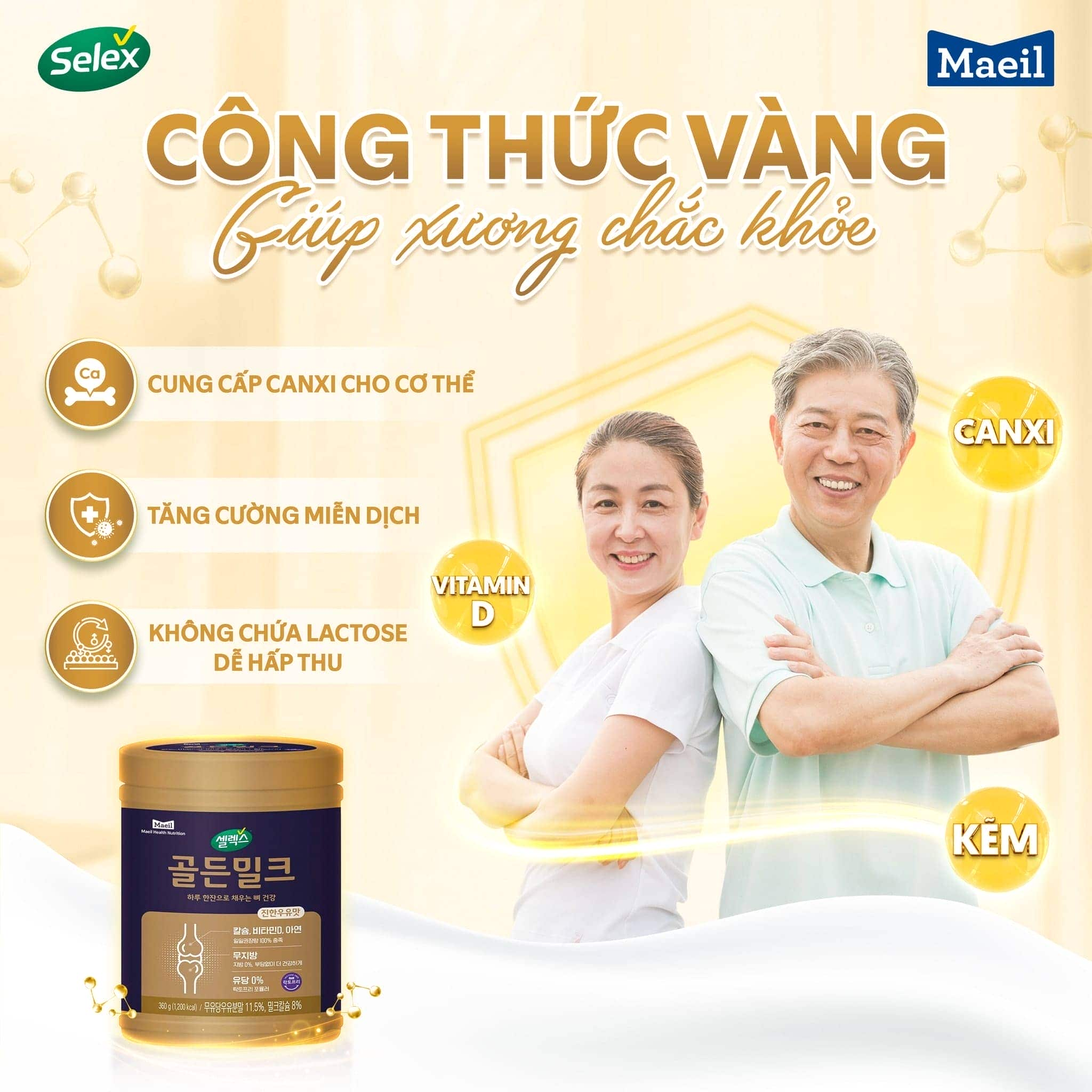 Mua sữa Selex Golden Milk 