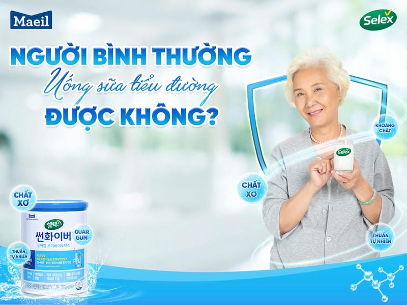 người bình thường uống sữa tiểu đường được không