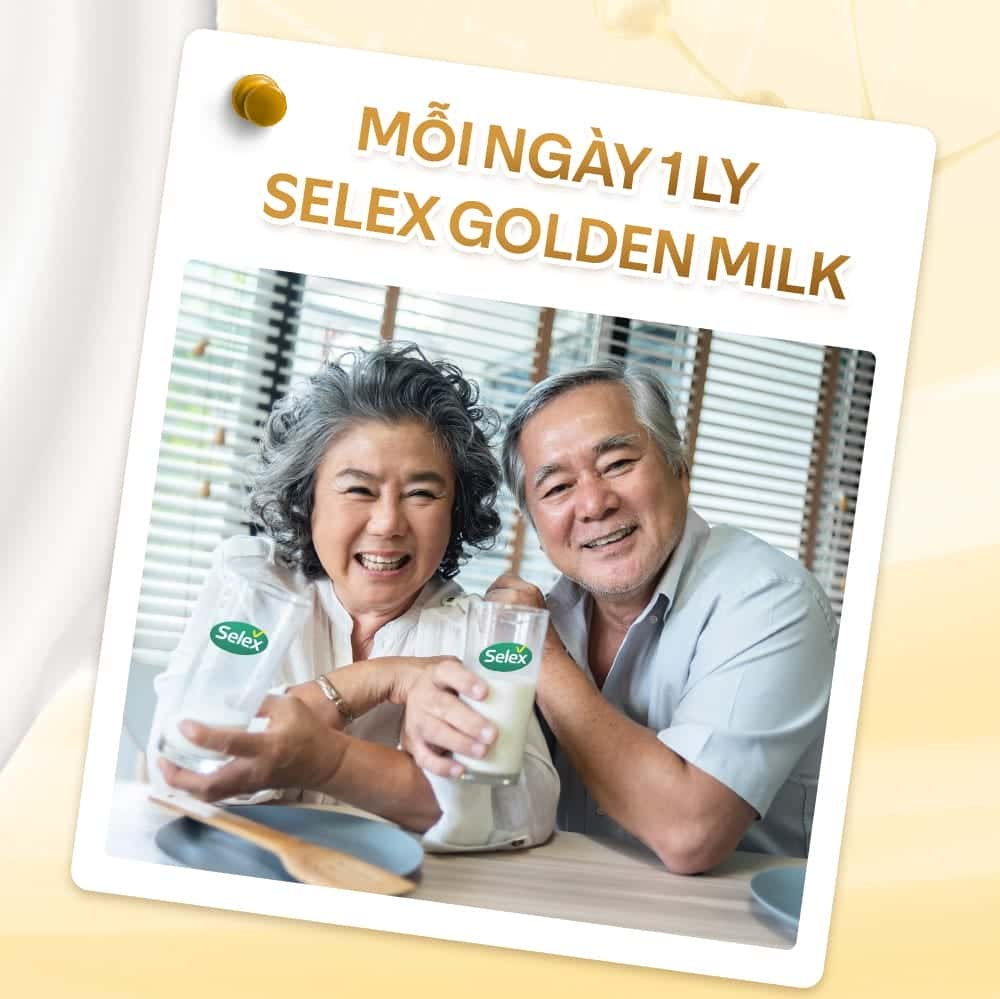 pha sữa Selex Golden Milk 