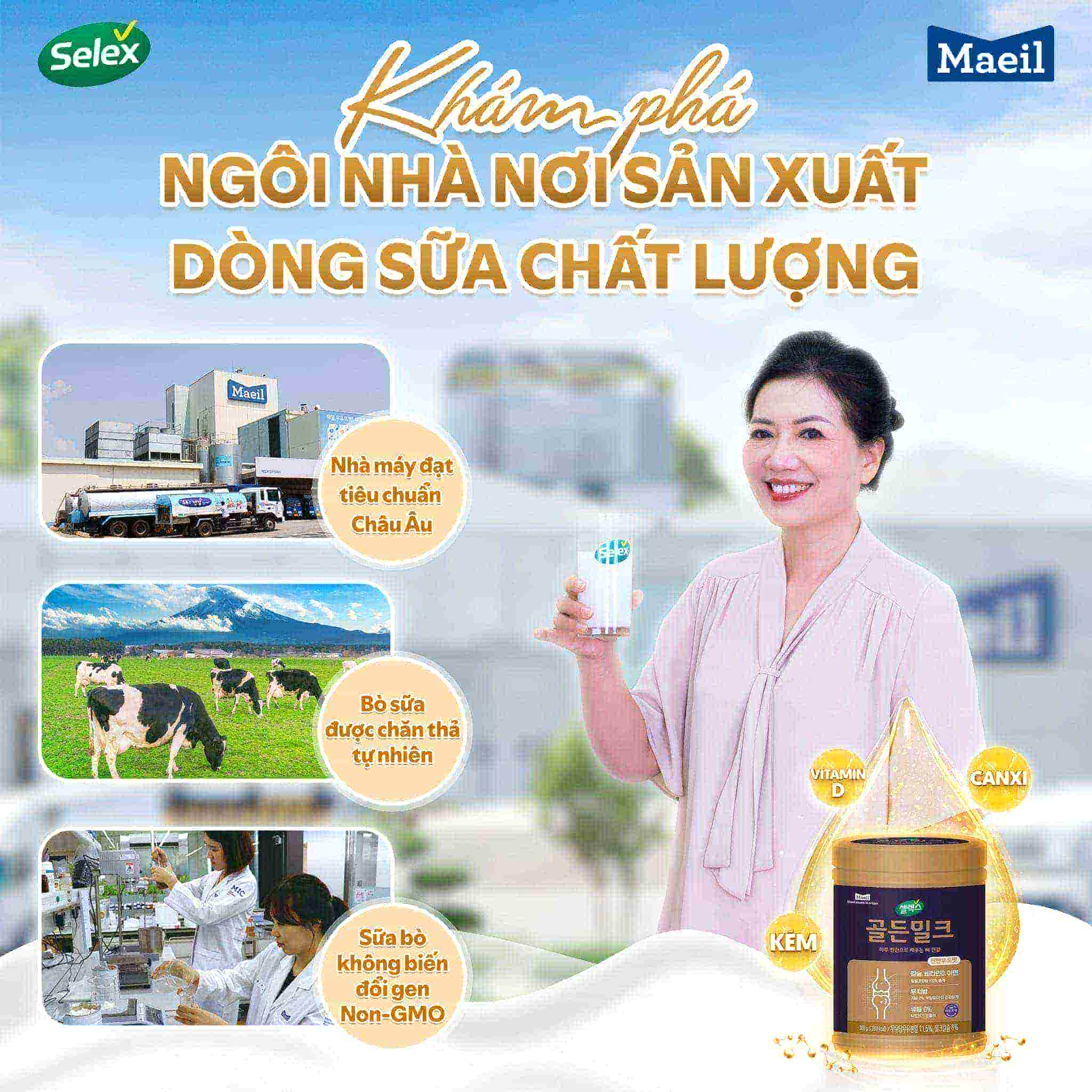 Review sữa xương khớp Hàn Quốc Selex Golden Milk