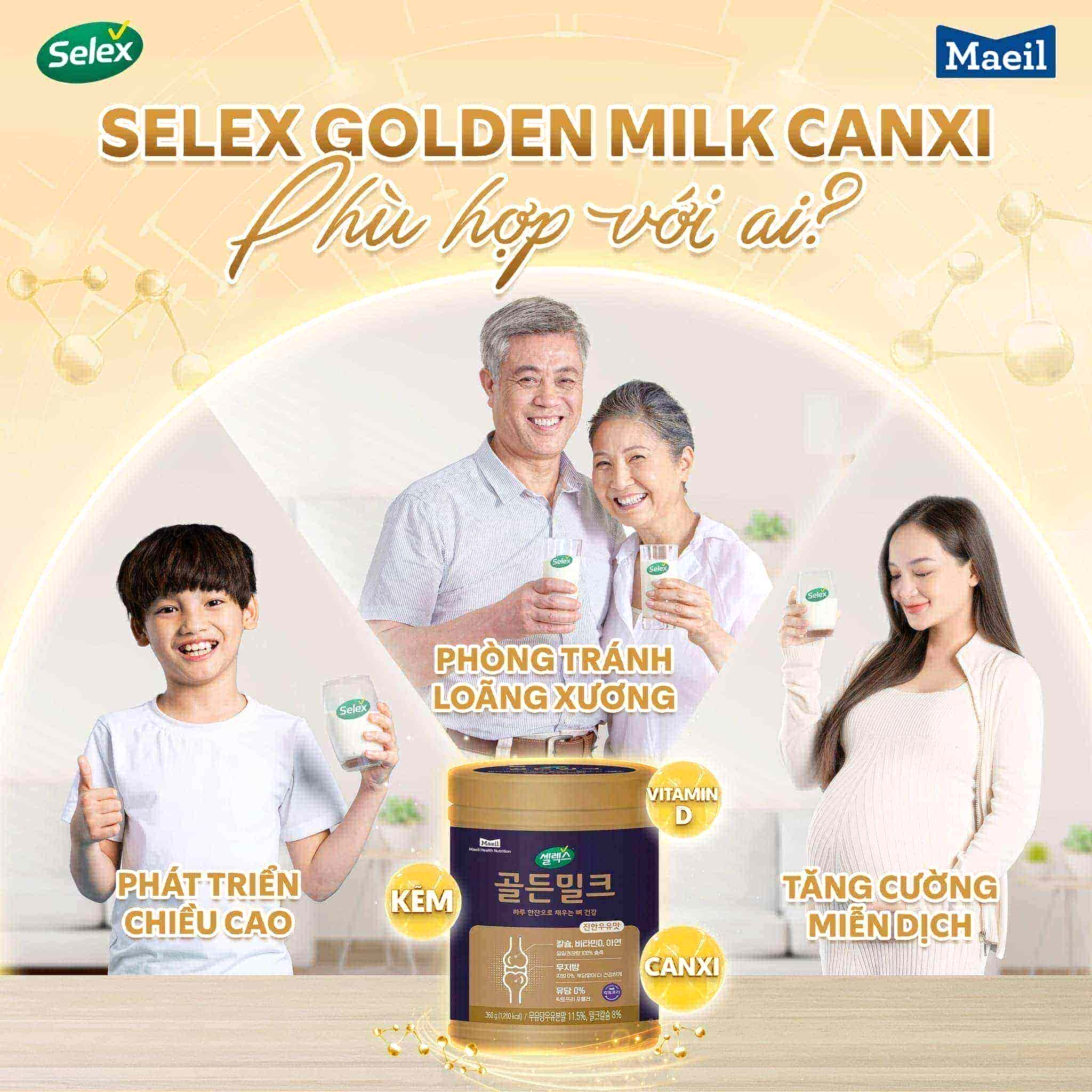 Siêu sữa Hàn Quốc Golden Milk Calcium