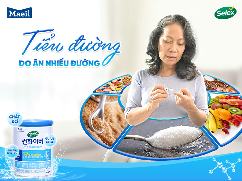 tiểu đường do ăn nhiều đường