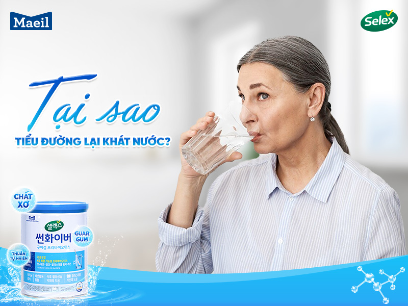 tại sao tiểu đường lại khát nước