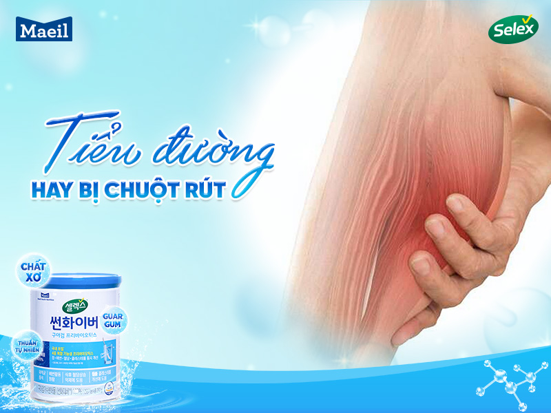 Tiểu đường hay bị chuột rút